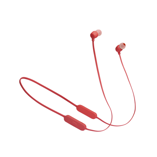 JBL Tune 125BT - Coral Orange - Wireless in-ear headphones - Hero